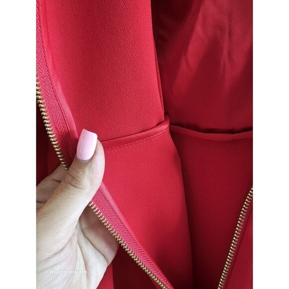 Ted Baker London Vibrant Red Ruffle Dress - Picture 8 of 15